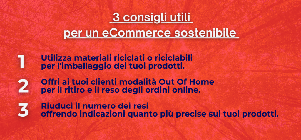 3 consigli utili per un eCommerce sostenibile