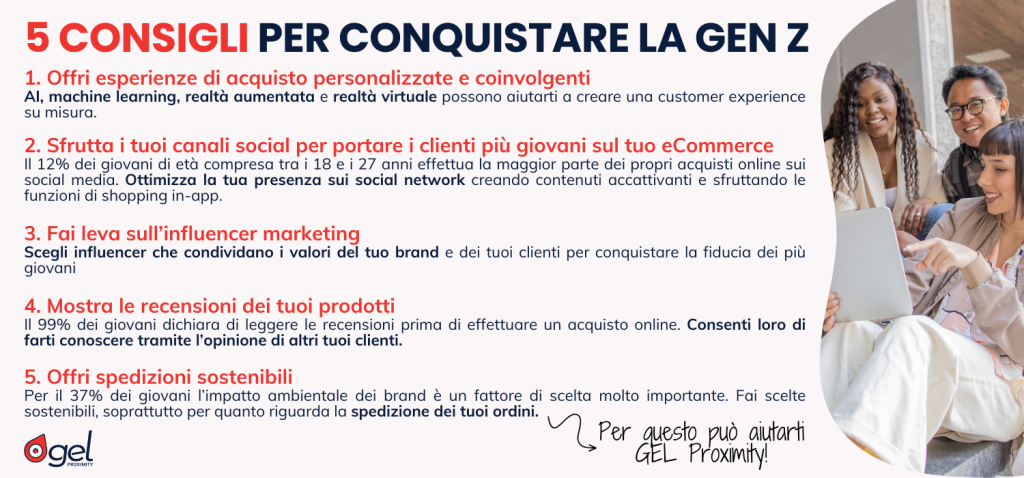 5 consigli per conquistare la GEN Z con il tuo eCommerce